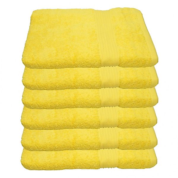 Julie Julsen Handtücher 6-Handtücher-Gelb-Handtuch 50 x günstig online kaufen