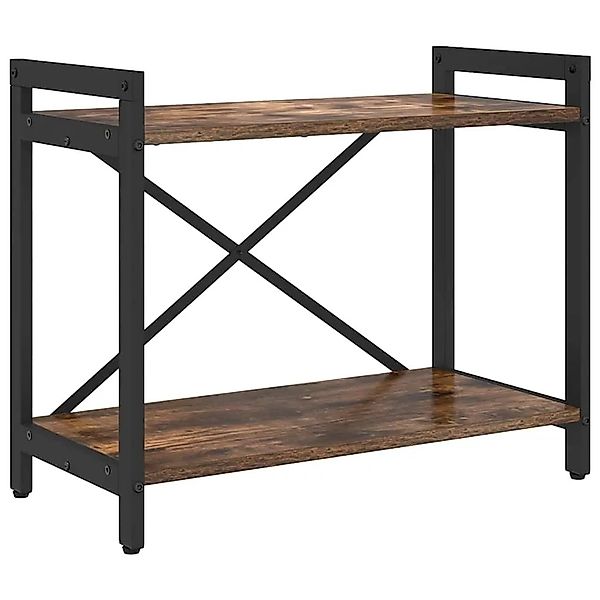 vidaXL Bücherregal Geräucherte Eiche 60 x 30 x 50 cm Holzwerkstoff 868403 günstig online kaufen