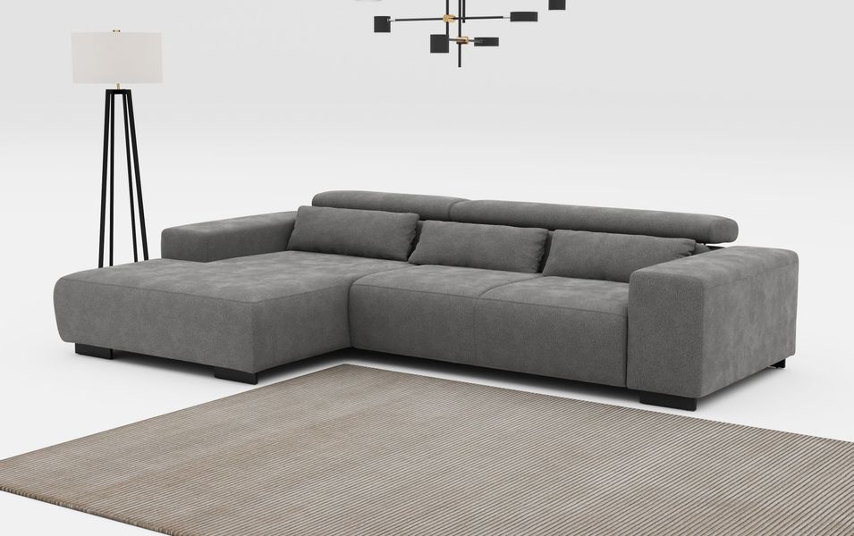 COTTA Ecksofa Side L-Form, mit Kopfteilverstellung günstig online kaufen