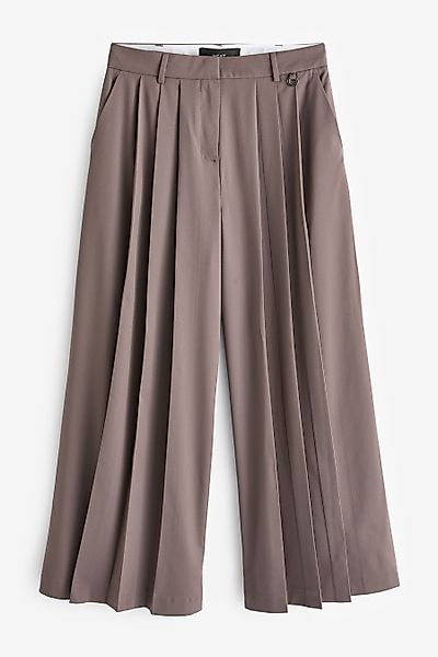 Next Stoffhose Plissierte Hose mit mittelhohem günstig online kaufen