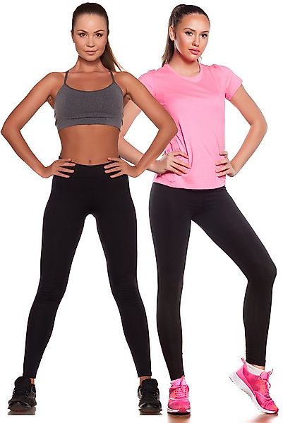 Cocain underwear Leggings 2 blickdichte Baumwoll Legging lang für Freizeit günstig online kaufen