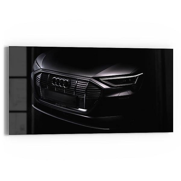 DEQORI Glasbild 'Audi Frontalaufnahme', 'Audi Frontalaufnahme', günstig online kaufen