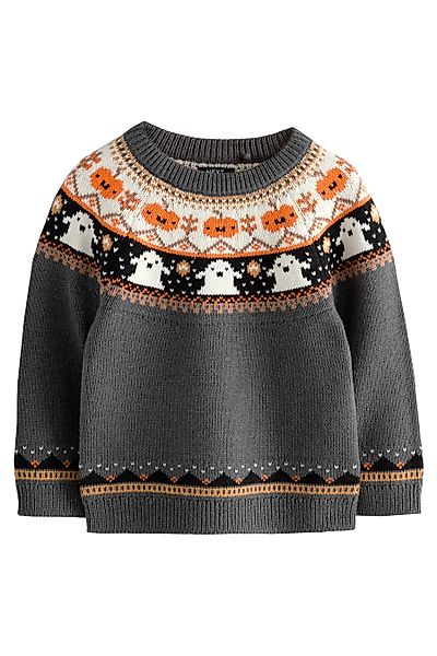 Next Rundhalspullover Halloween Strickpullover mit Rundhalsausschnitt günstig online kaufen