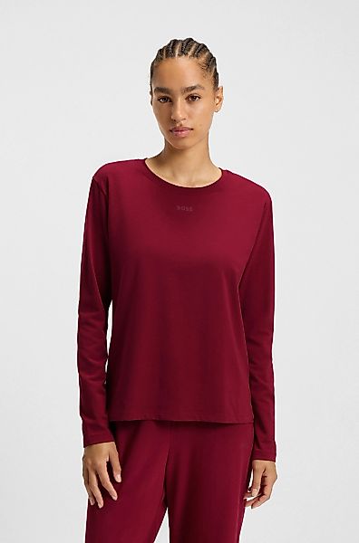 BOSS Langarmshirt mit Rundhalsausschnitt günstig online kaufen