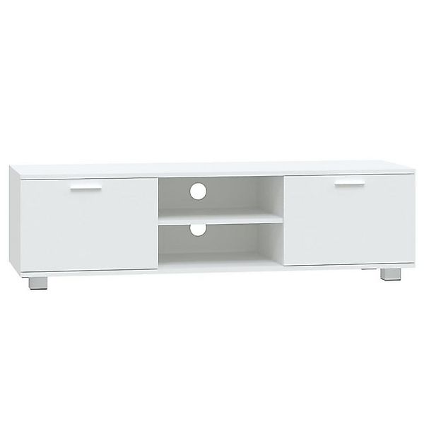 vidaXL TV-Schrank TV Schrank Fernsehschrank Lowboard Regal Sideboard Weiß 1 günstig online kaufen