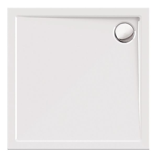Calmwaters Quadrat-Duschwanne Modern Select 80x80x2,5 cm Acryl 01SL2983 günstig online kaufen