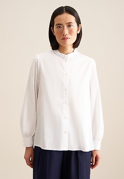 seidensticker Klassische Bluse "Schwarze Rose", Langarm Kragen Uni günstig online kaufen
