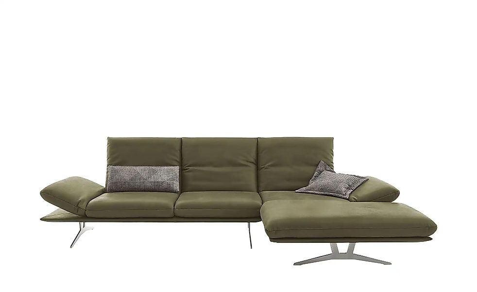 KOINOR Ecksofa Echtleder Francis ¦ grün ¦ Maße (cm): B: 314 H: 93 T: 159.0 günstig online kaufen