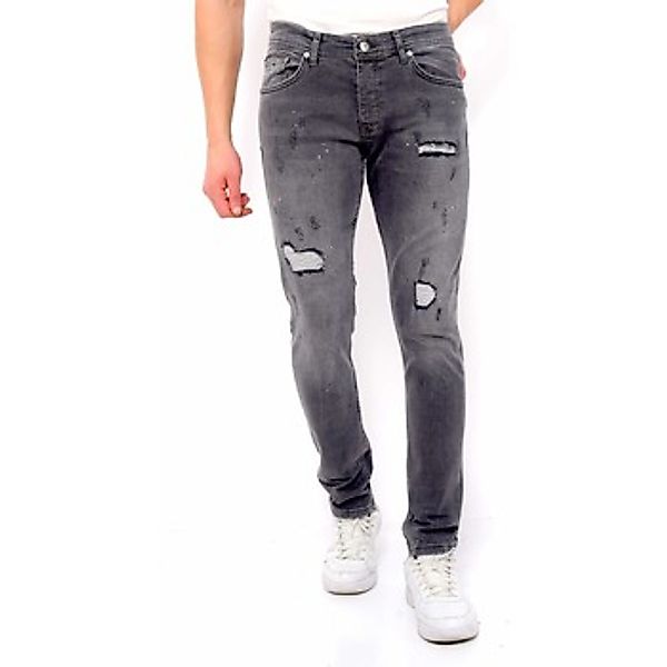 True Rise  Slim Fit Jeans Jeans Slim Mit Farbspritzern DC günstig online kaufen