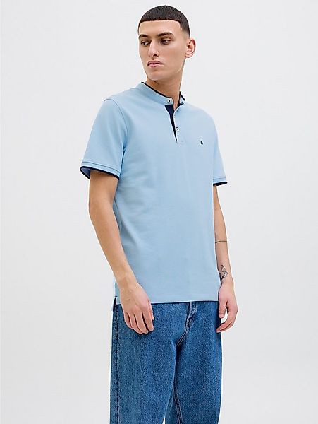 Jack & Jones Poloshirt JJEPAULOS MAO POLO mit Logo Stickerei günstig online kaufen