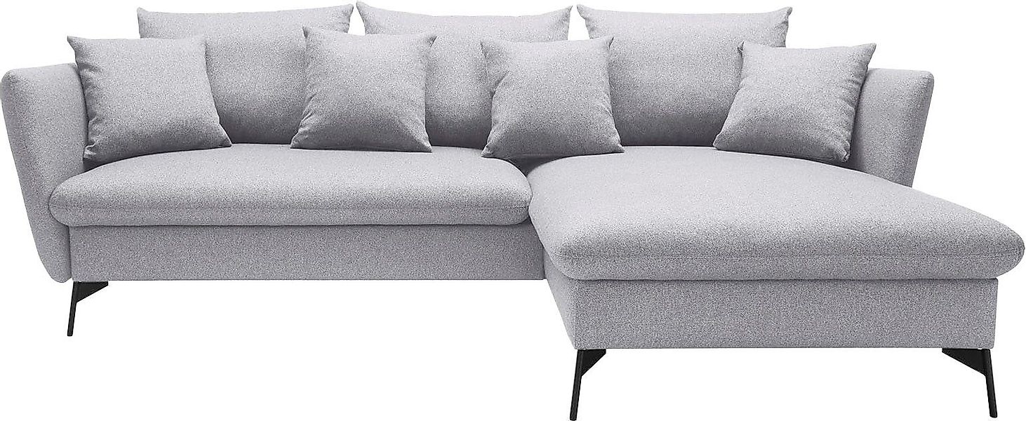 andas Ecksofa LIVORNO,258 cm, L-Form, Schlaffunktion günstig online kaufen