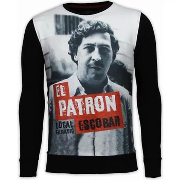 Local Fanatic  Sweatshirt El Patron Escobar Strass günstig online kaufen