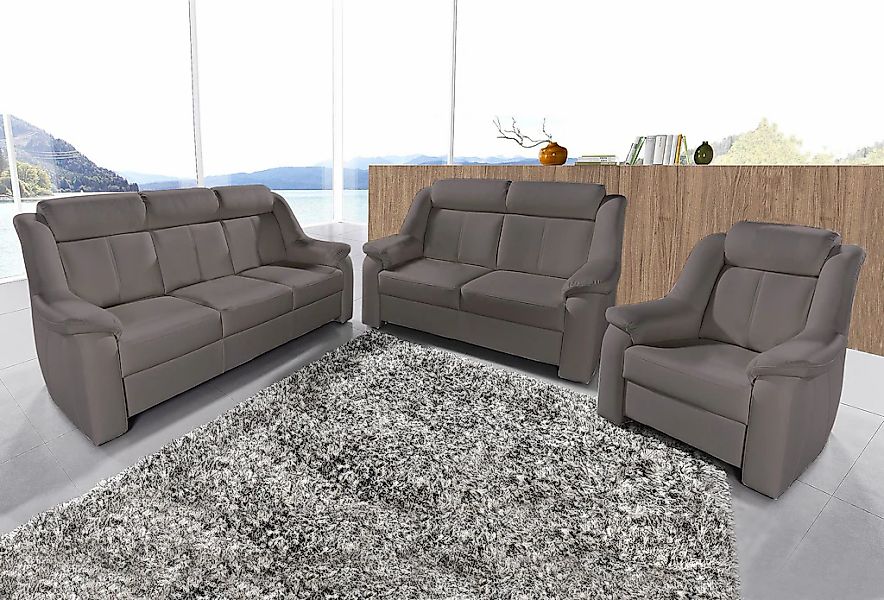 sit&more Ecksofa "Alcudia L-Form" mit Armteilverstellung, optional Kopfteil günstig online kaufen