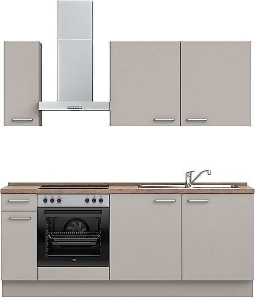 nobilia Küchenzeile ""Touch I"" vormontiert, Ausrichtung wählbar, Breite 21 günstig online kaufen