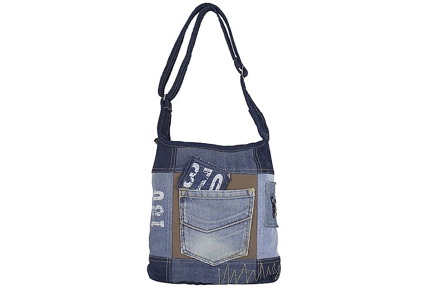 Sunsa Umhängetasche Umhängetasche Hobo Tasche Umhängetasche aus Jeans Schul günstig online kaufen