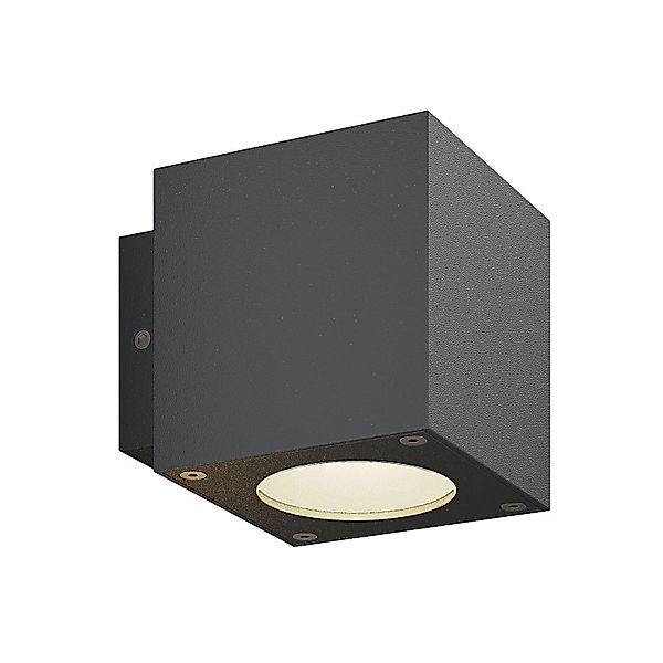 Lucande LED Wandleuchte Außen Jarno 9616007 Spritzwassergeschützt Modern in günstig online kaufen