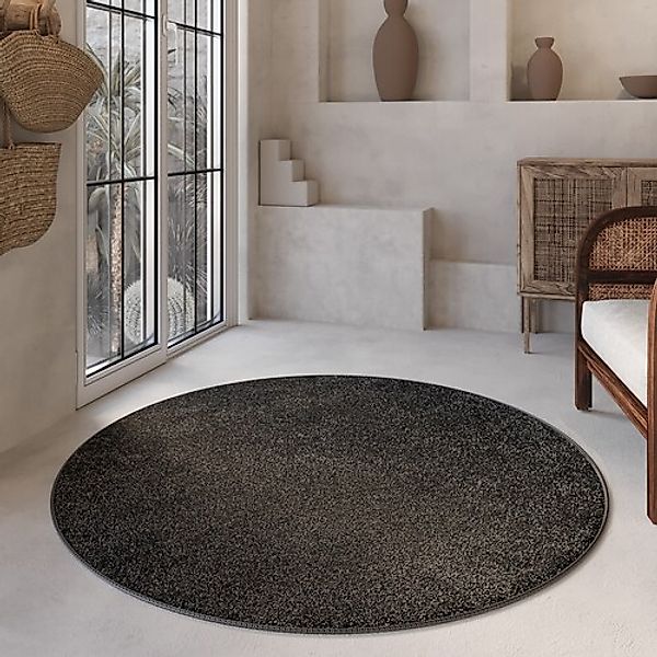 Wecon home Basics Hochflor-Teppich »Nova«, rund, 25 mm Höhe, Shaggy, gewebt günstig online kaufen