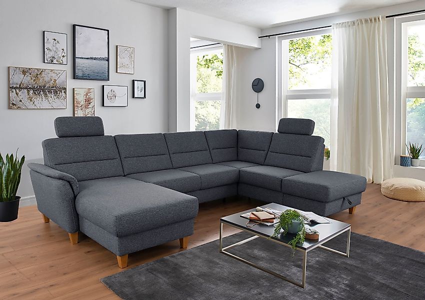 Home affaire Wohnlandschaft Palmera U-Form, B: günstig online kaufen