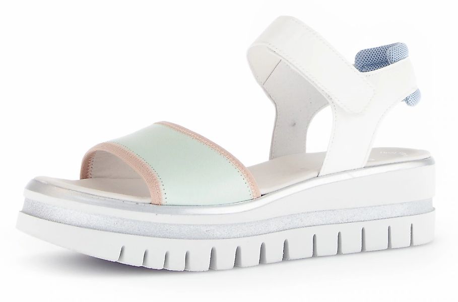 Gabor Keilsandalette, Plateau, Riemchensandale, Sommerschuh mit Fersenpolst günstig online kaufen