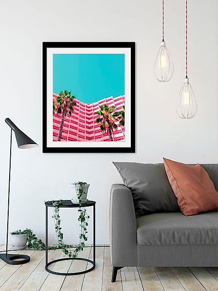 queence Bild "Miami", Gebäude-Palmen-Bilder von Amerika-Himmel-Amerika, HD günstig online kaufen
