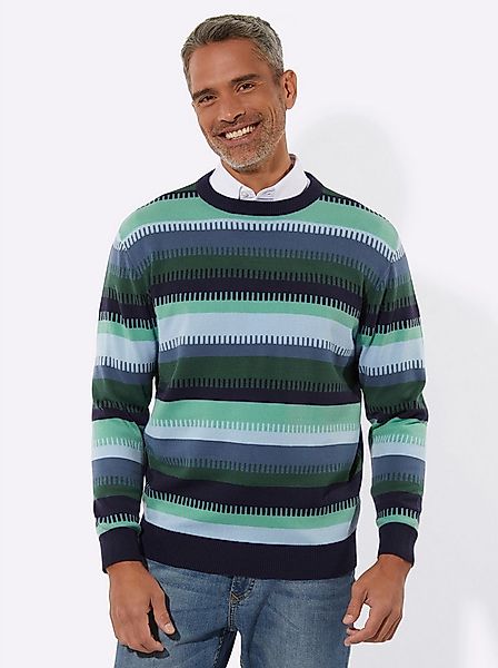 Sieh an! Strickpullover Rundhals-Pullover günstig online kaufen