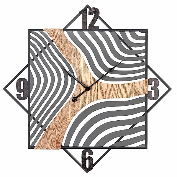 Casablanca by Gilde Wanduhr "Wanduhr Incavo schwarz H. 60 cm" günstig online kaufen