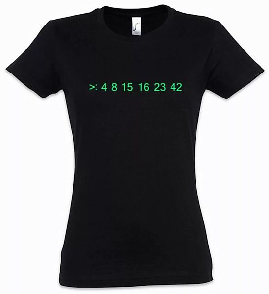 Urban Backwoods Print-Shirt Lost Code Damen T-Shirt number Numbers Nummer 4 günstig online kaufen