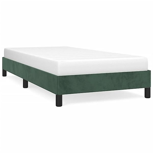 vidaXL Bettgestell Dunkelgrün 90x200 cm Samt Modell 21371230 günstig online kaufen
