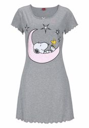 Peanuts Nachthemd mit Snoopy-Print und Kräuselsäumen günstig online kaufen
