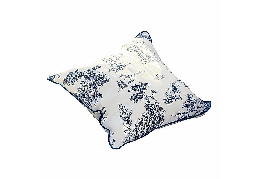 Mirabeau Kissenhülle Kissenhülle Simone blau/weiß günstig online kaufen