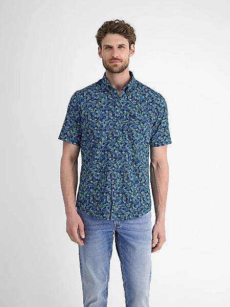 LERROS Kurzarmhemd "Herren Sommerhemd, floral bedruckt" günstig online kaufen