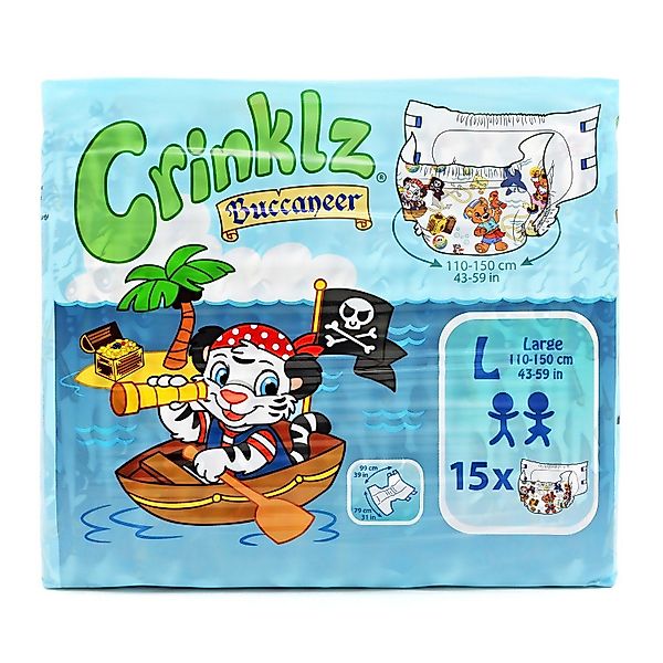 Crinklz Inkontinenzslip CRINKLZ Buccaneer L, 15 günstig online kaufen