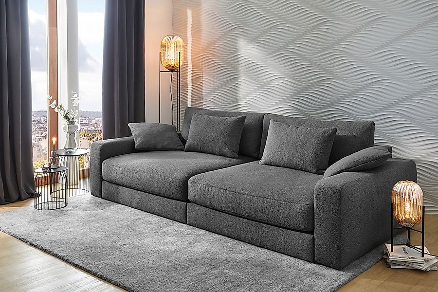 Jockenhöfer Gruppe Big-Sofa "Milano XXL, B: 290 cm" mit Zierkissen, Relaxfl günstig online kaufen