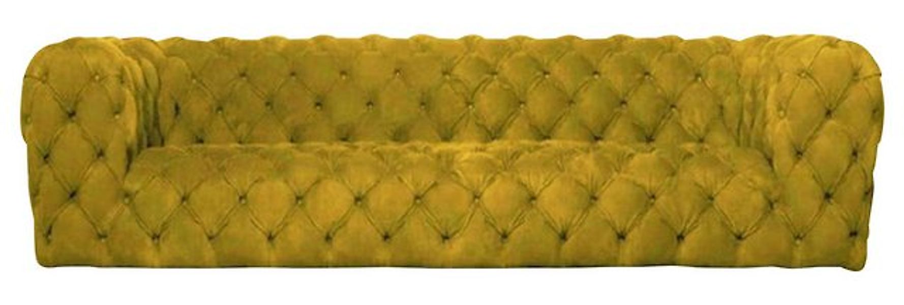 JVmoebel Chesterfield-Sofa, Gelbe Chesterfield Couch Viersitzer xxl big sof günstig online kaufen
