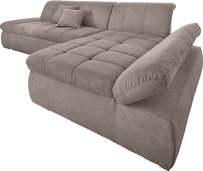 DOMO collection Ecksofa "NMoric XXL, B/T/H: 300/172/80cm, L-Form" wahlweise günstig online kaufen