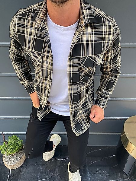 Megaman Jeans Karohemd Megaman Herren Holzfäller günstig online kaufen