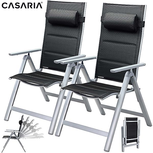 Casaria Gartenstuhl Bern Premium (2 St), günstig online kaufen