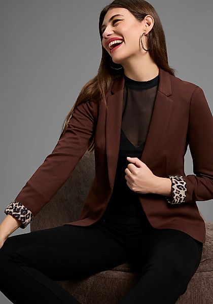 Bruno Banani Kurzblazer, Leoprint-Futter - NEUE FARBEN günstig online kaufen