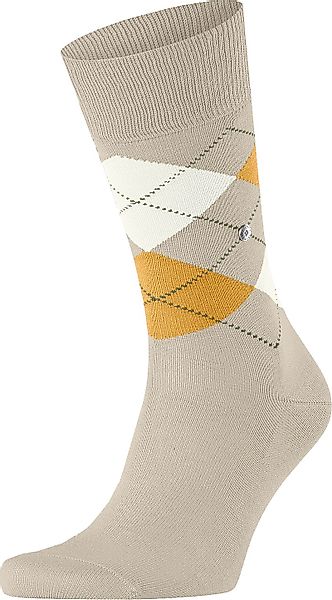 Burlington Manchester Socken Kariert Ecru 4850 - Größe 40-46 günstig online kaufen