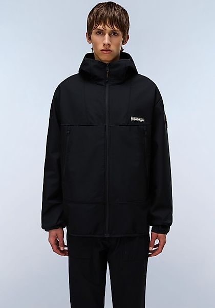 Napapijri Softshelljacke "BIOIS", mit Kapuze, Reißverschlusstaschen, normal günstig online kaufen