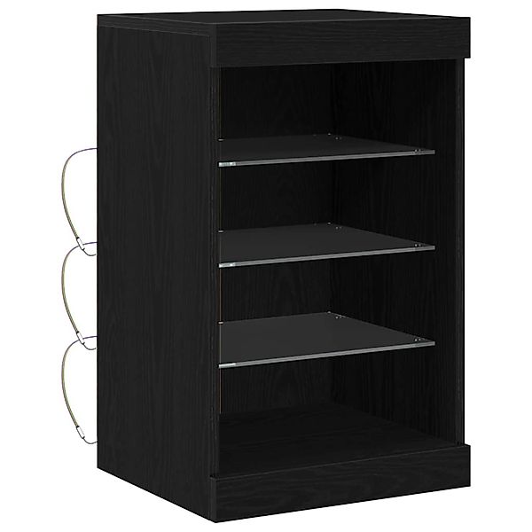 vidaXL Sideboard Schwarz Eichen-Optik 41 x 37 x 67 cm Holzwerkstoff 863053 günstig online kaufen