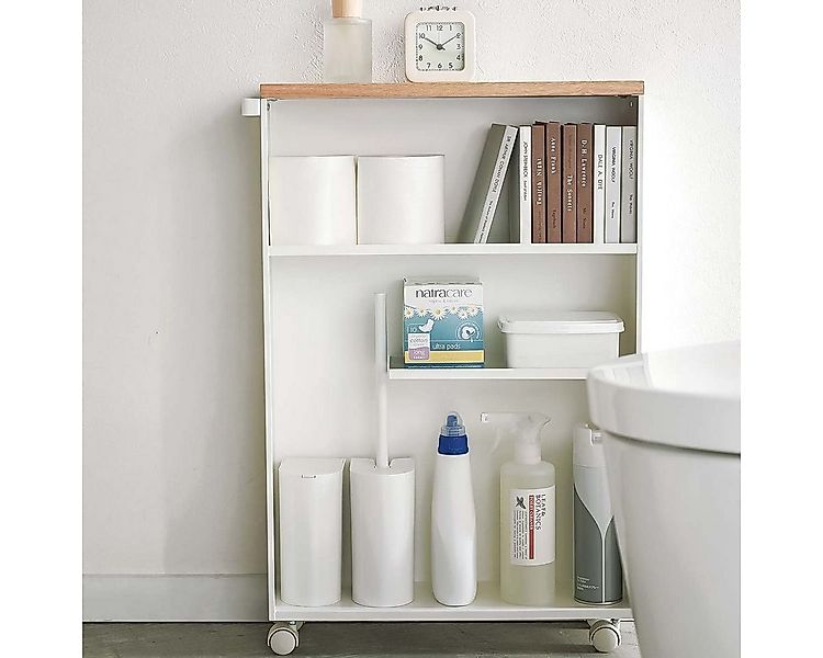 Yamazaki Badregal "Tower" schmal, Toilettenpapier Aufbewahrung WC-Rollen 45 günstig online kaufen