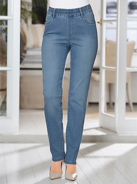Classic Basics High-waist-Jeans 1 Stk. tlg. günstig online kaufen