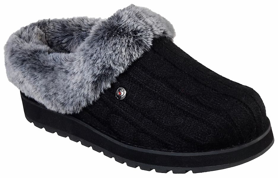 Skechers Pantoffel "KEEPSAKES - ICE ANGEL", Hausschuh in Strick-Optik günstig online kaufen