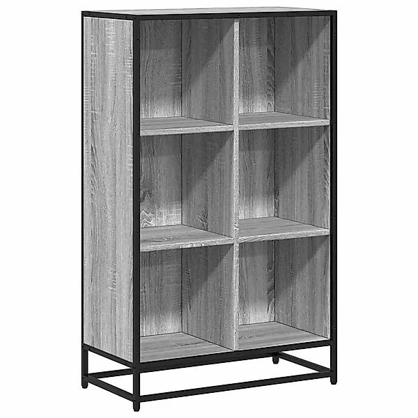 vidaXL Bücherregal Grau Sonoma 65,5x33x107,5 cm Holzwerkstoff 849162 günstig online kaufen