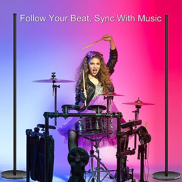 Novostella LED Stehlampe LED RGB Stehleuchte günstig online kaufen