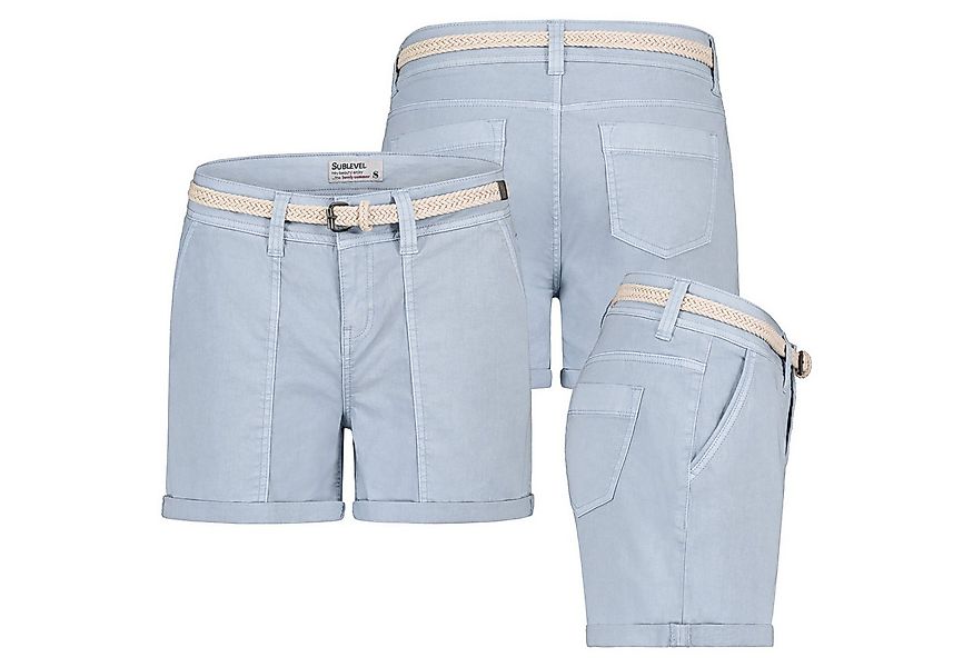 SUBLEVEL Bermudas Short Bermuda kurze Hose Sommer Chino Shorts stoff Hotpan günstig online kaufen