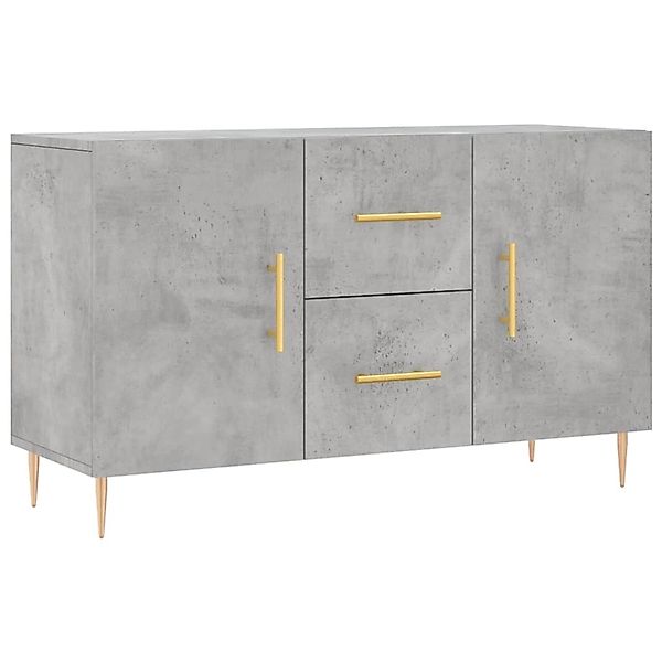 vidaXL Sideboard Betongrau 100x36x60 cm Holzwerkstoff 828160 günstig online kaufen