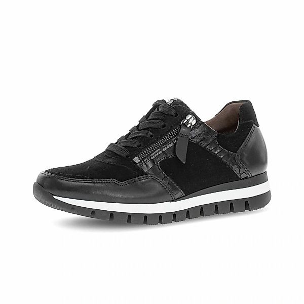 Gabor Sneaker "Sneaker low Materialmix Leder" günstig online kaufen