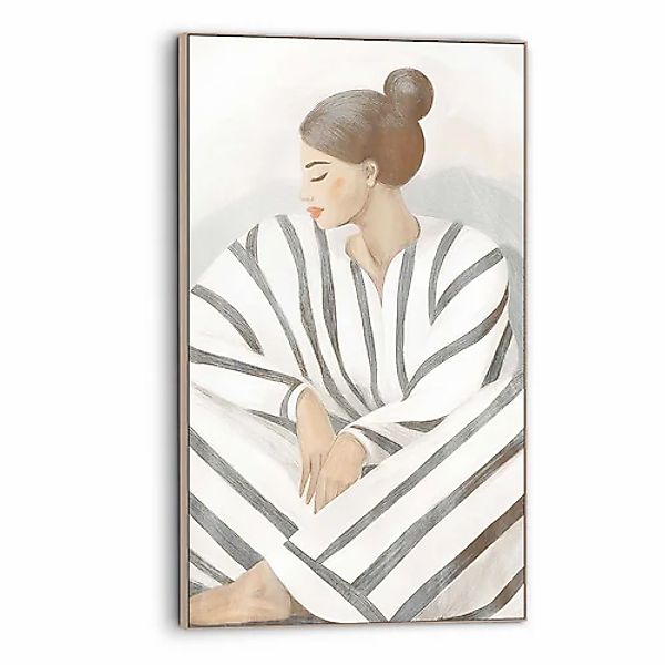 Reinders! Wandbild »Zen-Dame«, Schlafzimmer - Beige - MDF - Frauen - 70x118 günstig online kaufen